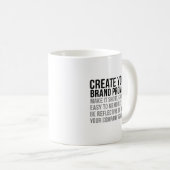 Creëer Uw merkbelofte Koffiemok (Voorkant rechts)