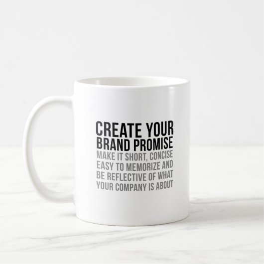 Creëer Uw merkbelofte Koffiemok (Links)