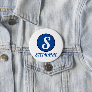 creëer uw naam ronde button 7,6 cm