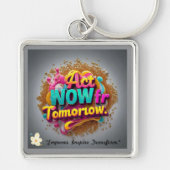 "Creëer uw nalatenschap" Sleutelhanger (Voorkant)