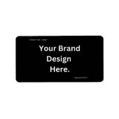 Creëer Uw ontwerp en print retouradresslabel Etiket (Voorkant)