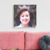 Creëer Uw Portret 12x12 Canvas Print (Insitu (Woonkamer))