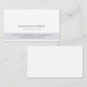 Creëer uw professionele, stijlvolle, eenvoudige visitekaartje (Voorkant / Achterkant)