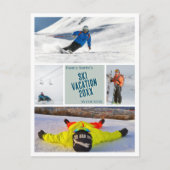 Creëer uw Skivakantie foto Briefkaart (Voorkant)