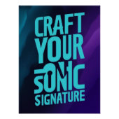 Creëer uw Sonic-handtekening Perfect Poster (Voorkant)
