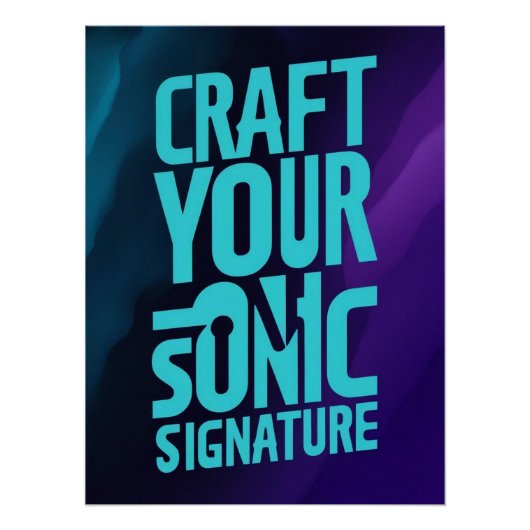 Creëer uw Sonic-handtekening Perfect Poster (Voorkant)