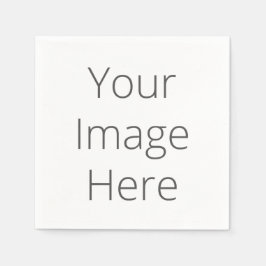 Creëer Uw standaard kokstaart-papier, luiers Servet