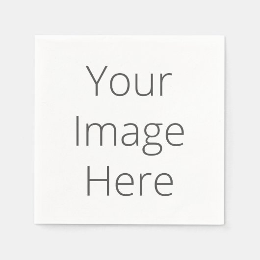 Creëer Uw standaard kokstaart-papier, luiers Servet (Voorkant)