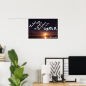 Creëer Uw toekomst Poster (Thuiskantoor)