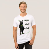 Creëer Uw toekomst Tri-Blend Shirt (Voorkant volledig)