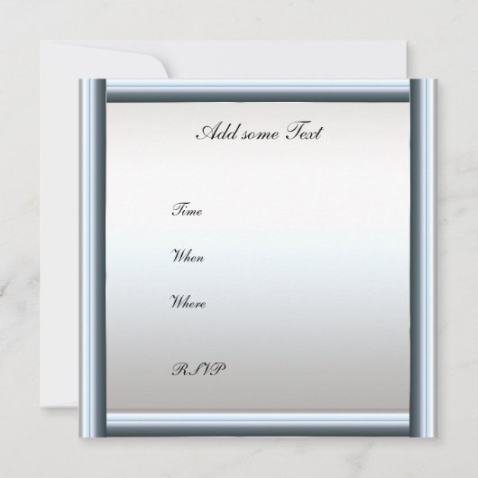 Creëer Uw uitnodiging (Achterkant)