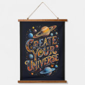 Creëer Uw Universum Kleur Burst Hangend Wandkleed (Voorkant)