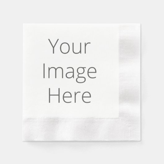 Creëer Uw witte coinhoudende cocktail Paper Napkin Servetten (Voorkant)