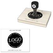Creëer Uw zakelijke Logo en aangepaste tekst Rubberstempel (Gestempeld)