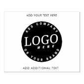 Creëer Uw zakelijke Logo en aangepaste tekst Rubberstempel (Afrduk)