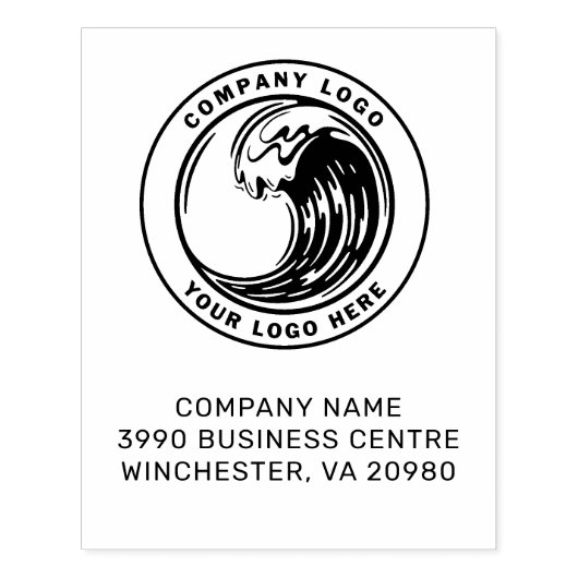 Creëer Uw zakelijke Logo Rubberstempel (Afrduk)