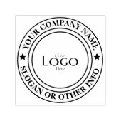 Creëer Uw zakelijke Logo Zelfinktende Stempel (Design)