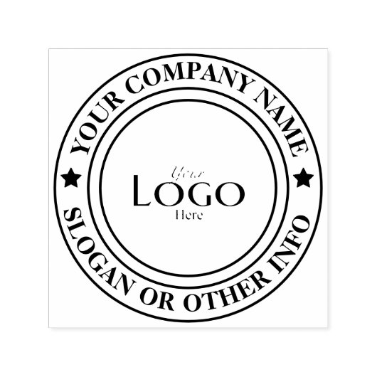 Creëer Uw zakelijke Logo Zelfinktende Stempel (Design)