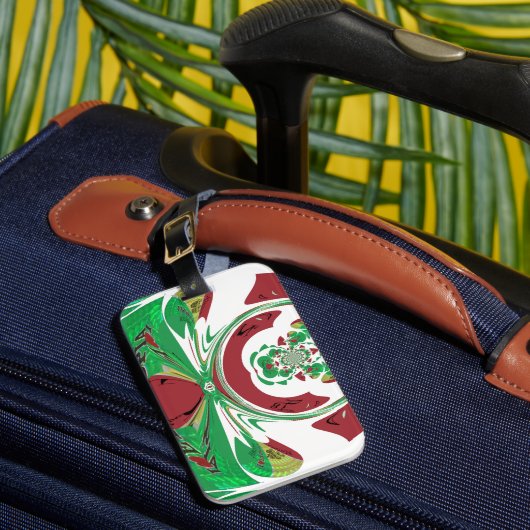 Creëer van je eigen ik hou van Beauful Ethiopia Bagagelabel (Voorkant Insitu 1)