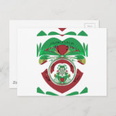 Creëer van je eigen ik hou van Beauful Ethiopia Briefkaart (Voorkant / Achterkant)