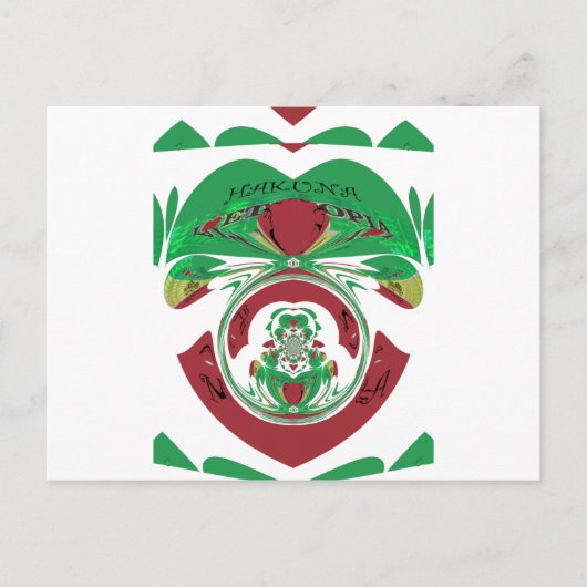 Creëer van je eigen ik hou van Beauful Ethiopia Briefkaart (Voorkant)