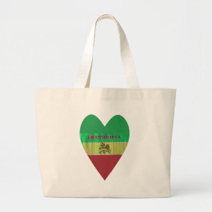 Creëer van je eigen ik hou van Beauful Ethiopia Grote Tote Bag