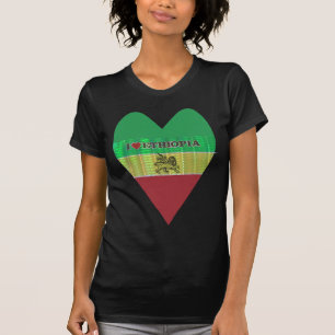 Creëer van je eigen ik hou van Beauful Ethiopia T-shirt