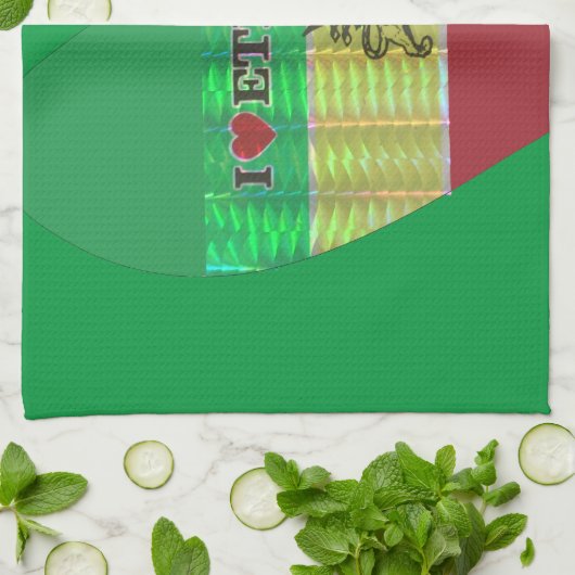 Creëer van je eigen ik hou van Beauful Ethiopia Theedoek (Gevouwen)