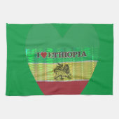 Creëer van je eigen ik hou van Beauful Ethiopia Theedoek (Horizontaal)