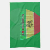 Creëer van je eigen ik hou van Beauful Ethiopia Theedoek (Verticaal)