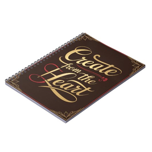 Creëer vanuit het hart notitieboek (Linkerzijde)