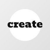 Creëer-vensterkoppeling Raamsticker (Vel)