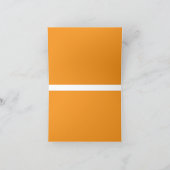 Creëer Verbluffende beelden met Oranje achtergrond Bedankkaart (Binnen)