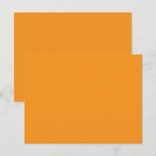 Creëer Verbluffende beelden met Oranje achtergrond Briefkaart (Voorkant / Achterkant)