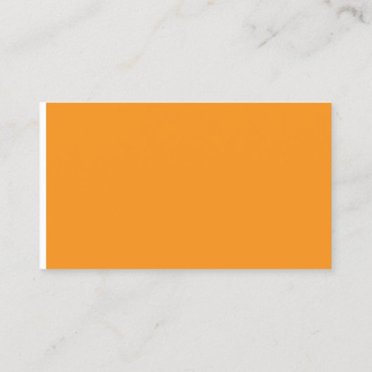 Creëer Verbluffende beelden met Oranje achtergrond Contactkaartje (Achterkant)