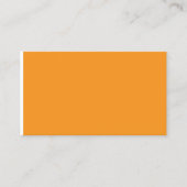 Creëer Verbluffende beelden met Oranje achtergrond Contactkaartje (Voorkant)