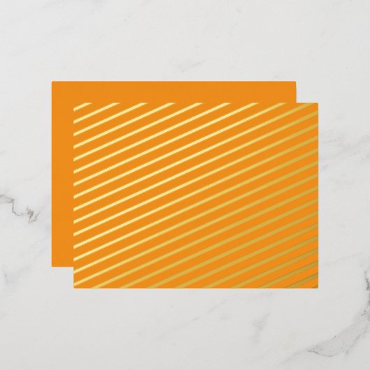 Creëer Verbluffende beelden met Oranje achtergrond Folie Feestdagen Briefkaart (Voorkant / Achterkant)