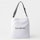 Creëer Voeg tekst bedrukt-handtassen stijlvol-tas  Crossbody Tas (Achterkant)