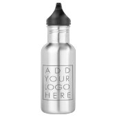 Creëer voeg uw Logo Bedrijfsporttraining toe Waterfles (Rechts)