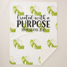 Creëer voor Ephesians 2:10 Sherpa Deken