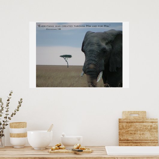 Creëer voor hem poster (Keuken)