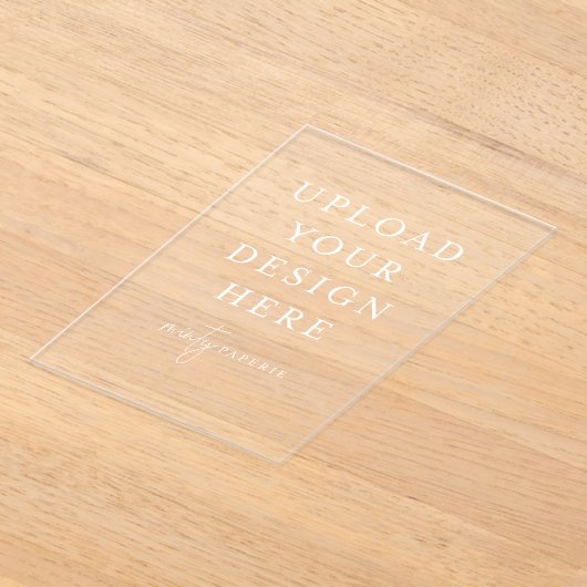 Creëer voor jezelf, 5x7 acryl uitnodigingen (Laagn)