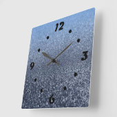 Creëer voor jou, elegant, glanzend vierkante klok (Hoek)