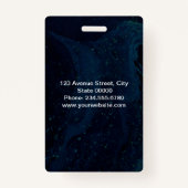 Creëer voor jou, stijlvol badge (Achterkant)