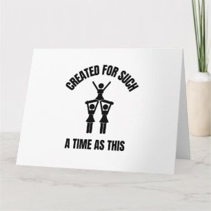 Creëer voor zo'n tijd als deze Cheerleidende Kaart