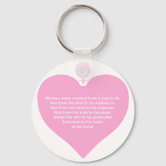 Creëer vrouw sleutelhanger (Voorkant)