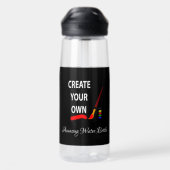 Creëer waterfles, gepersonaliseerd, branded / Cust Waterfles (Achterkant)