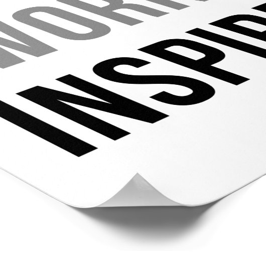 Creëer Werkvoorraad Poster (Hoek)