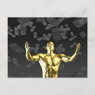 Creëer winst of geldwinst, gemakkelijk met Man Briefkaart