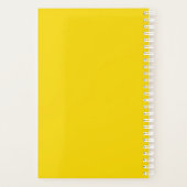 Creëer you Own Sunshine Quote l Modern Yellow Planner (Achterkant)